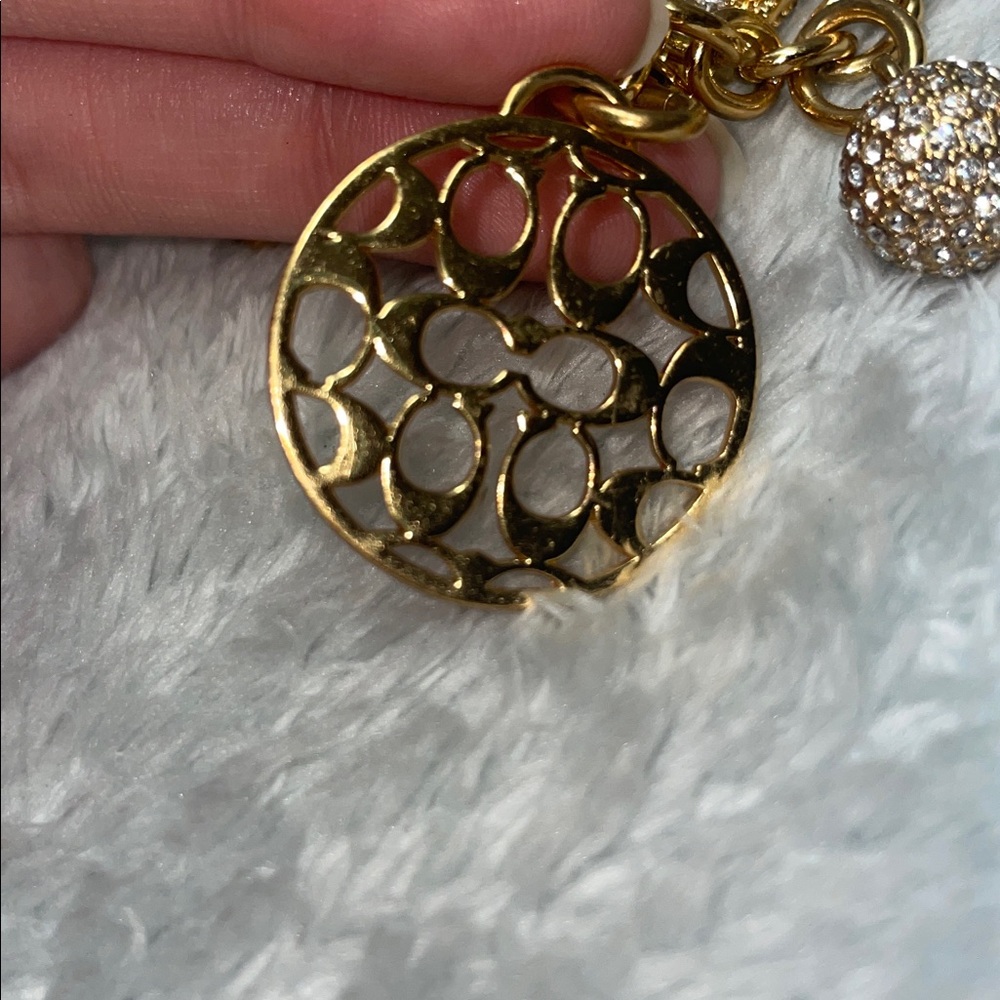 Vintage Coach ‘Peace & Love’ Charm Bracelet - Picture 13 of 13